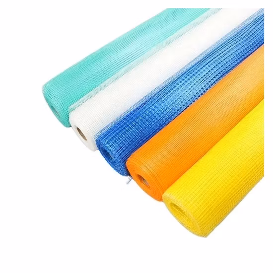 Produktionslinie für alkalische, selbstklebende, mosaikbeständige Glasfasernetze. Externe verstärkte, isolierte Glasfasernetz-Gipsnetze für Glasfasergitternetzband