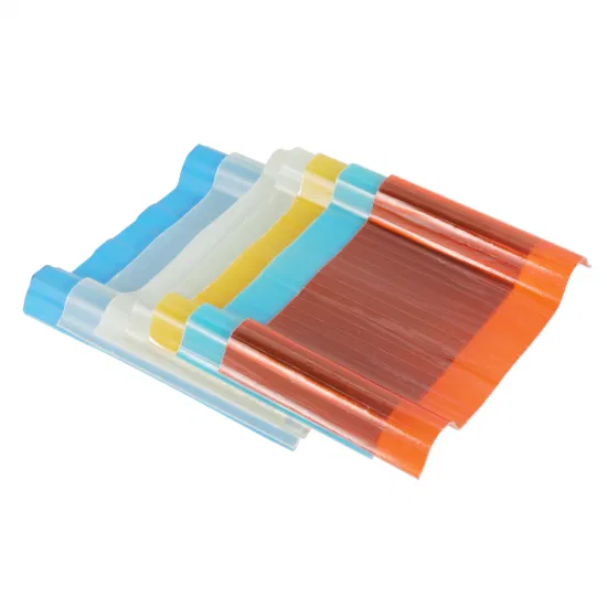 Farbige FRP-Wellplatten für Beleuchtungsplatten, Glasfaser-Dachplatten